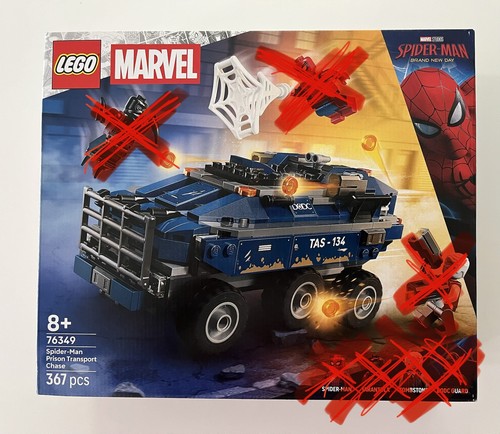 Lego 76349 spider - spider-man, jagt