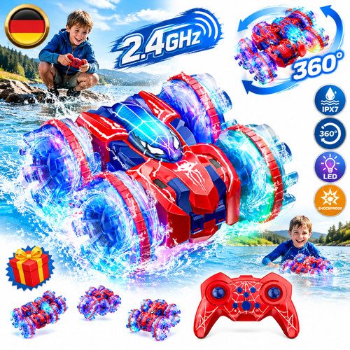 Amphibienfahrzeug stunt auto - amphibienfahrzeug, stunt-auto